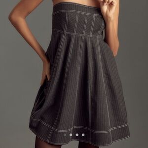 *Anthropologie Pilcro Strapless Babydoll Mini Dress